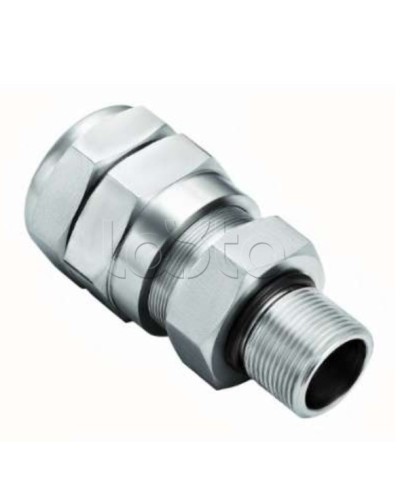 Кабельный ввод для бронированного кабеля с уплотнением внутренней оболочки кабеля резьбой G1/2, внешним диаметром кабеля D от 11 до 15 мм и проходным диаметром кабеля d= 6-10 мм Спектрон КВБ-15/10-М-G1/2 в Коврове Аксессуары для кабель-канала Pintop.r