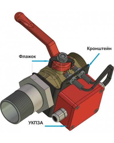 Кронштейн КШ-20-46-И (для УКПЗА v1, v2) Спецавтоматика в Коврове Дополнительное оборудование пожаротушения Pintop.ru