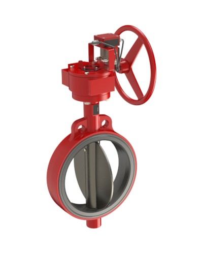 Затвордисковый с ручным приводом с контролем положения УКПЗА Спецавтоматика 3т 200/1,6(Р)-Ф.У3.1-АМК-200v1 в Коврове Затворы дисковые Pintop.ru