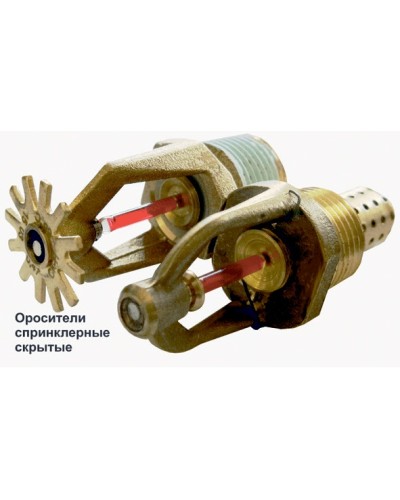 Ороситель спринклерный скрытый Спецавтоматика СВК0-РНо 0,42-R1/2/Р57.В3-SSP-К80  с резьб. герм. в Коврове Оросители Pintop.ru