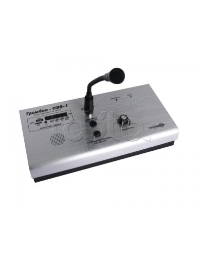 Пульт звукового вещания одноканальный ТРОМБОН-ПЗВ-1 в Коврове Система оповещения и трансляции Pintop.ru