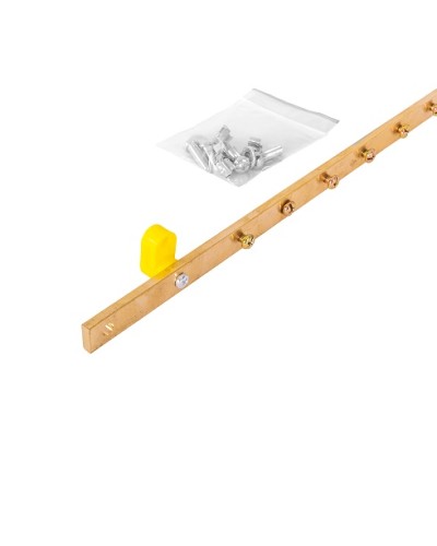 Панель заземления вертикальная ЦМО ПЗ-1000.200А в Коврове Аксессуары для стоек и шкафов Pintop.ru