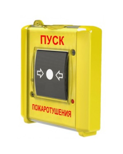 Устройство дистанционного пуска Юнитест УДП-И исп.2 (УДП 513-15 исп.2) надпись (Пуск пожаротушения) в Коврове Пожарные извещатели Pintop.ru