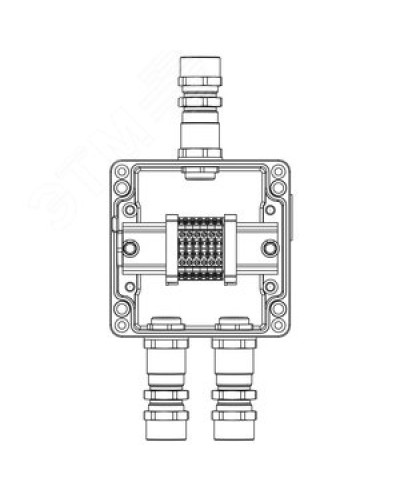 TBE-A-12-(6xCBC.2)-2xKA2MHK(A)-1xKA2MHK(C)1Ex e IIC Т5 Gb / Ex tb IIIC T95°C Db IP66 DKC (1201.121.22.121B) в Коврове Комутационные взрывозащищенные коробки Pintop.ru