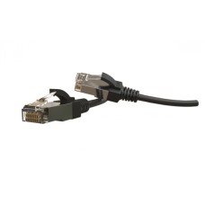 Патч-корд S/FTP Hyperline (PC-LPT-SFTP-RJ45-RJ45-C6-2M-LSZH-BK)