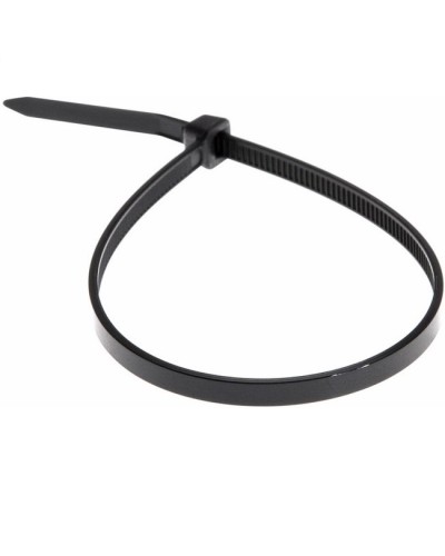 Хомут-стяжка нейлоновый 4х300 мм чёрный (100шт/уп) REXANT 07-0301 в Коврове Стяжки-хомуты Pintop.ru