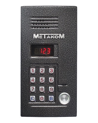 Блок вызова домофона Метаком MK2012-TM4E в Коврове Блоки вызова многоабонентные Pintop.ru