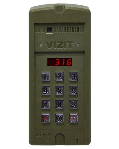 Блок вызова для совместной работы с БУД-302 Vizit БВД-316FCP в Коврове Блоки вызова многоабонентные Pintop.ru