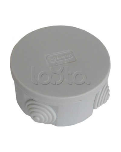 Коробка распределительная о/п с крышкой D80х40 мм, 4 вых. Экопласт 44005-1 в Коврове Распределительные коробки Pintop.ru