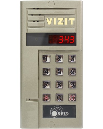 Блок вызова для совместной работы с БУД-302 VIZIT БВД-343F в Коврове Блоки вызова многоабонентные Pintop.ru