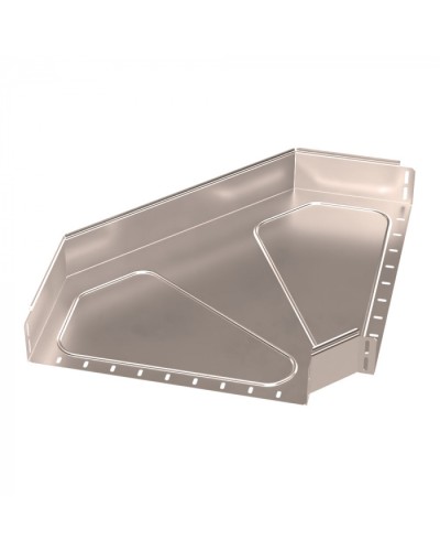 Угол горизонтальный 90 градусов Стандарт INOX (AISI 409) 500х100 Промрукав (PR16.3571) в Коврове Аксессуары для лотков Pintop.ru