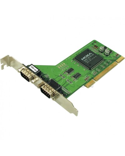 2-портовая плата RS-232 для шины Universal PCI Moxa CP-102U в Коврове Сетевые карты Pintop.ru