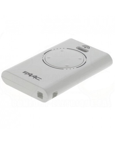 Брелок-передатчик 4-канальный Faac 787010 (белый) в Коврове Устройства радиоуправления для шлагбаумов и автоматики Pintop.ru