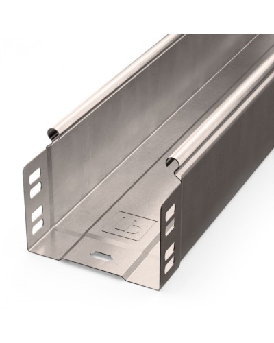 Лоток неперфорированный Стандарт INOX (AISI 409) 100х80х3000 (0,7 мм) (6 м/уп) Промрукав (PR16.2390) в Коврове Кабельные лотки Pintop.ru