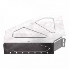 Угол горизонтальный 90 градусов с крышкой Стандарт 400х100 Промрукав (PR16.0624)