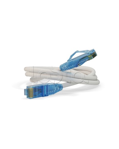 Патч-корд Hyperline PC-LPM-UTP-RJ45-RJ45-C6-3M-LSZH-WH в Коврове Патчкорды (медные) Pintop.ru