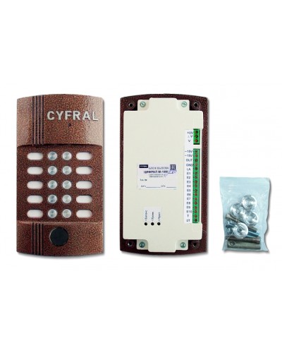 Блок вызова видеодомофона на 10 абонентов Цифрал M-10M/PVC в Коврове Блоки вызова многоабонентные Pintop.ru