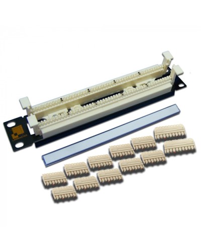 50-парный 110 кросс 10 1U, блоки в комплекте LANMASTER (LAN-RS110-50FT/10) в Коврове Патч-панели Pintop.ru