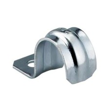 Скоба крепления металлическая однолапковая 12 мм Промрукав