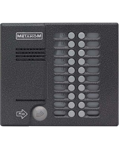 Блок вызова домофона Метаком MK20.2-MFEN в Коврове Вызывные аудиопанели малоабонентные Pintop.ru