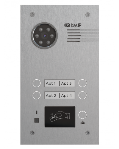 Вызывная панель BAS-IP BA-04MD SILVER в Коврове Вызывные IP панели Pintop.ru