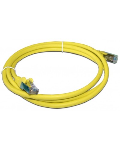 Патч-корд RJ45 - RJ45, 4 пары, FTP, категория 6A, 1 м, желтый, LSZH LANMASTER LAN-PC45/S6A-1.0-YL в Коврове Патч-корды и пигтейлы Pintop.ru