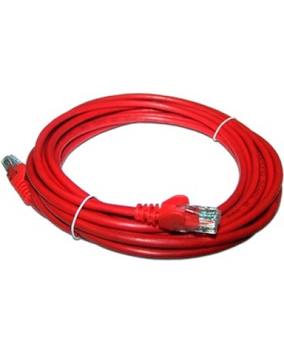 Патч-корд RJ45 - RJ45, 4 пары, UTP, категория 5е, 1.5 м, красный, LSZH LANMASTER LAN-PC45/U5E-1.5-RD в Коврове Патч-корды и пигтейлы Pintop.ru
