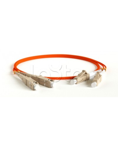 Патч-корд волоконно-оптический Hyperline FC-D2-62-LC/PR-SC/PR-H-3M-LSZH-OR в Коврове Патч-корды оптические Pintop.ru