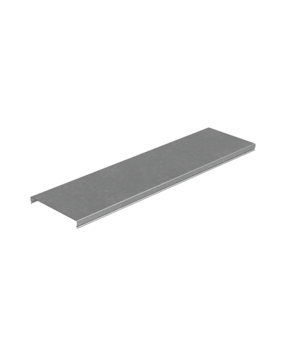 Крышка лотка 150х0,7 L2000 мм ПЛЮС КМ-профиль (KLplus150-0.7-2000) в Коврове Аксессуары для лотков Pintop.ru