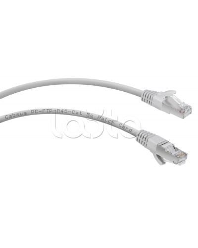 Патч-корд FTP, категория 5e, 0.5 м, экранированный, серый Cabeus PC-FTP-RJ45-Cat.5e-0.5m в Коврове Патчкорды (медные) Pintop.ru