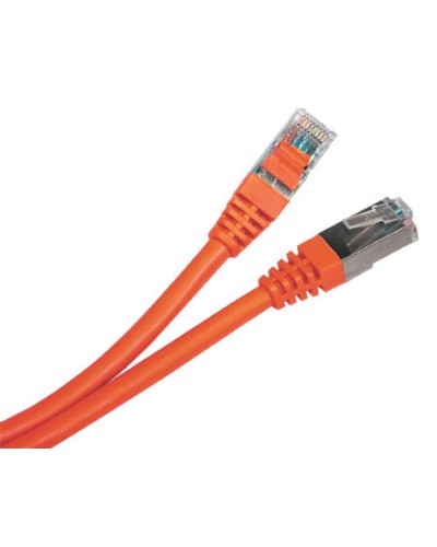 Патч-корд экранированный Hyperline PC-LPM-STP-RJ45-RJ45-C6-1.5M-LSZH-OR в Коврове Патчкорды (медные) Pintop.ru