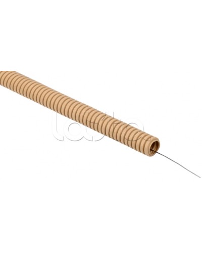 ELASTA Труба гофр. ПВХ d=20мм с зондом сосна (25м) IEK (ET-TG21-121-020-025-K34) в Коврове Труба гофрированная Pintop.ru