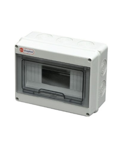 Шкаф настенный, 12-13 модулей, IP65 Экопласт 46412 в Коврове Боксы для автоматов Pintop.ru