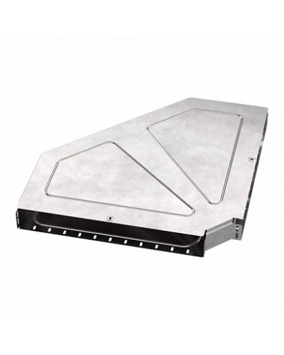 Угол горизонтальный 90 градусов с крышкой Стандарт 600х80 Промрукав (PR16.0629) в Коврове Аксессуары для лотков Pintop.ru