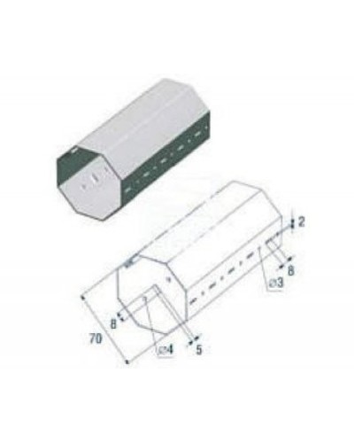 Выходной фланец G12000 Came 119RIG112 в Коврове Запчасти для шлагбаумов и автоматики Pintop.ru