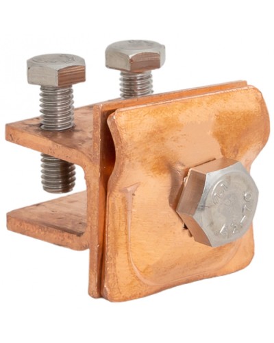 Держатель фальцевый, скручиваемый 3мм, Cu EKF PROxima (lp-33396-cu) в Коврове Электротехническое оборудование Pintop.ru