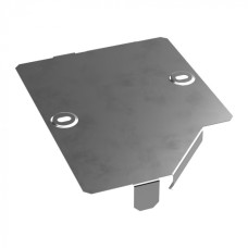 Крышка переходника левого Стандарт INOX (AISI 304) 200х150 Промрукав (PR16.4298)