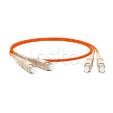Патч-корд волоконно-оптический Hyperline FC-D2-50-LC/PR-SC/PR-H-2M-LSZH-OR