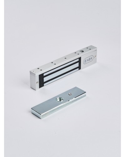 R-Lock RL-EM180-L0S - Электромагнитный замкок, 180кг, DC12/24B, цвет серебристый сатинированный алюминий RAL 7047 в Коврове Электромагнитные замки Pintop.ru