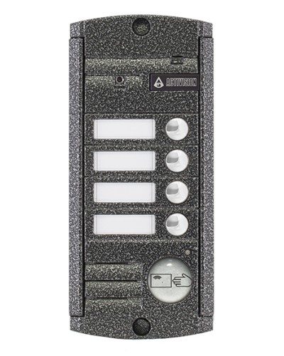 Видеопанель вызывная накладная цветная на 4 абонента с Proxy-считывателем Activision AVP-454 Proxy (PAL, антик) в Коврове Вызывные видеопанели малоабонентные Pintop.ru