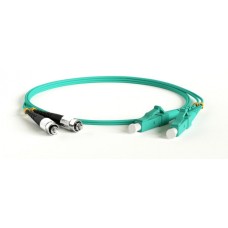 Патч-корд волоконно-оптический Hyperline FC-D2-503-ST/PR-ST/PR-H-15M-LSZH-AQ