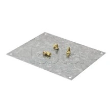 Монтажная пластина из оцинк. стали 133х109 мм, для коробок 154х129 мм DKC (653012)