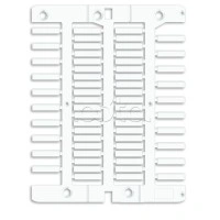 Маркировка для провода, жесткая, для трубочек. 4х23мм. Белая DKC NUT23