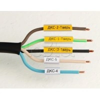 Маркировка для провода, гибкая, для трубочек. 4х10мм. Белая DKC NUTFL10