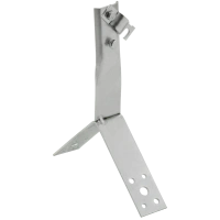 Держатель проводника круглого 6-10мм винтовой для конька h=100мм нержавеющая сталь IEK (ZDP80-20-4-16-100)