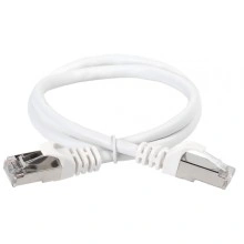 ITK Коммутационный шнур кат. 5Е FTP LSZH 1м белый (PC08-C5EFL-1M)
