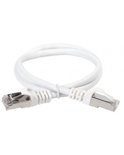 ITK Коммутационный шнур кат. 5Е FTP LSZH 1м белый (PC08-C5EFL-1M) в Коврове Патч-корды и пигтейлы Pintop.ru