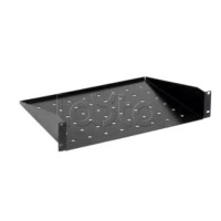 Полка консольная L=350мм 1U черная ITK RS105-350P-R