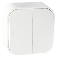 Выключатель двухклавишный Quteo Legrand (782202)