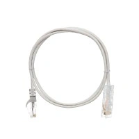 Шнур коммутационный 2хRJ45/8P8C F/UTP кат.5е (NMC-PC4SD55B-050-GY) NIKOMAX (5 м)